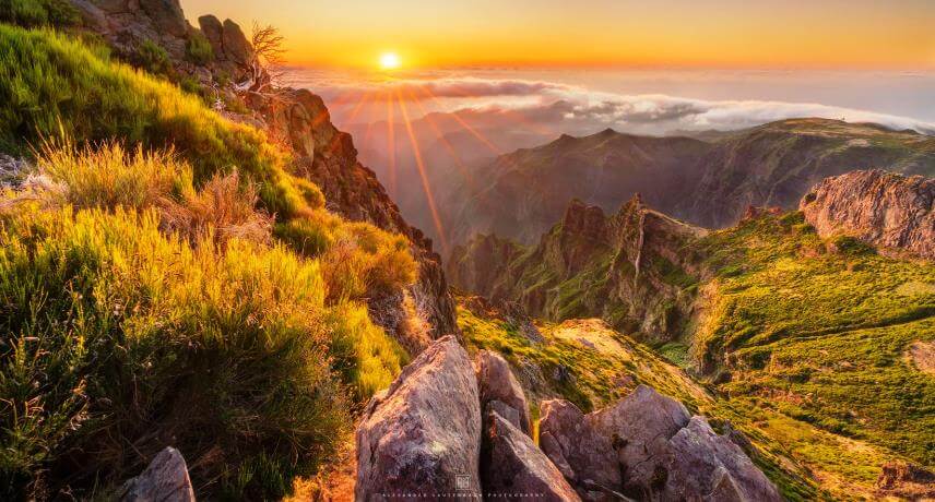 Madeira Itinerário de 7 dias - Lugares a visitar - Nascer do sol Pico Areeiro